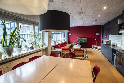 910796 Interieur van het Pieter Baan Centrum (Gansstraat 170) te Utrecht op de dag voor de verhuizing naar Almere: ...